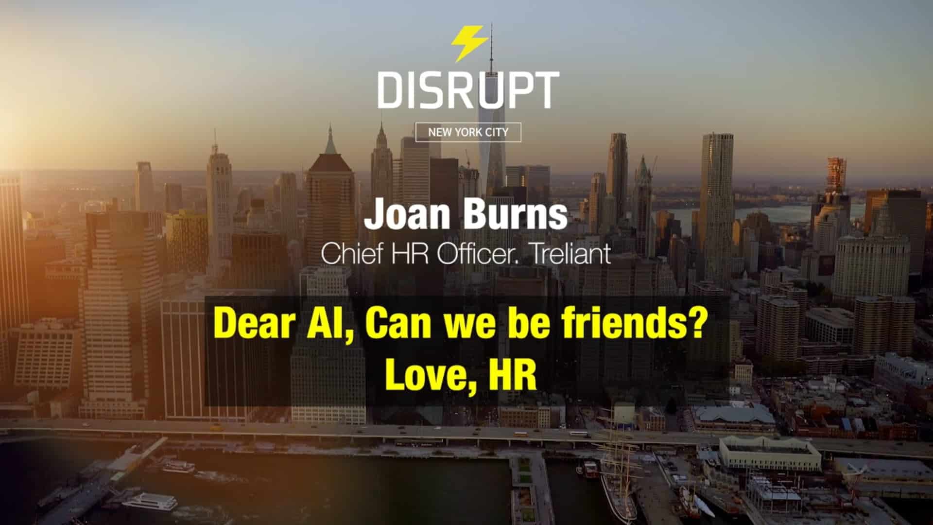 Dear AI, Can We Be Friends? Love, HR | Joan Burns | DisruptHR Talks ...